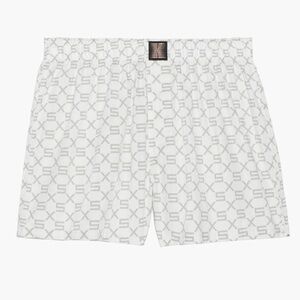 Savage x Fenty Cotton White Monogram Print Boxers